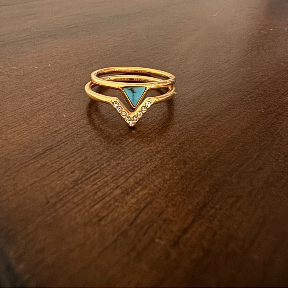 Fossil Size 8 Stackable Rings